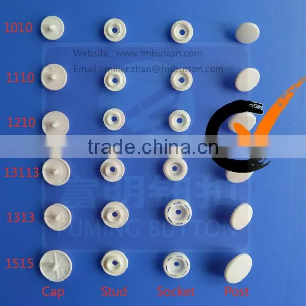 SG#600 plastic snap fastener