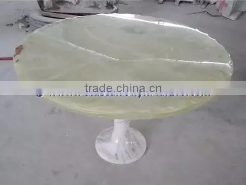 BEAUTIFUL LIGHT GREEN ONYX TABLE TOPS COLLECTION