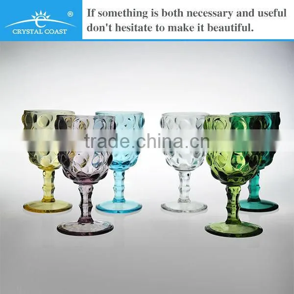 decorative glass colored stem cheap champagne flutes wholesale
