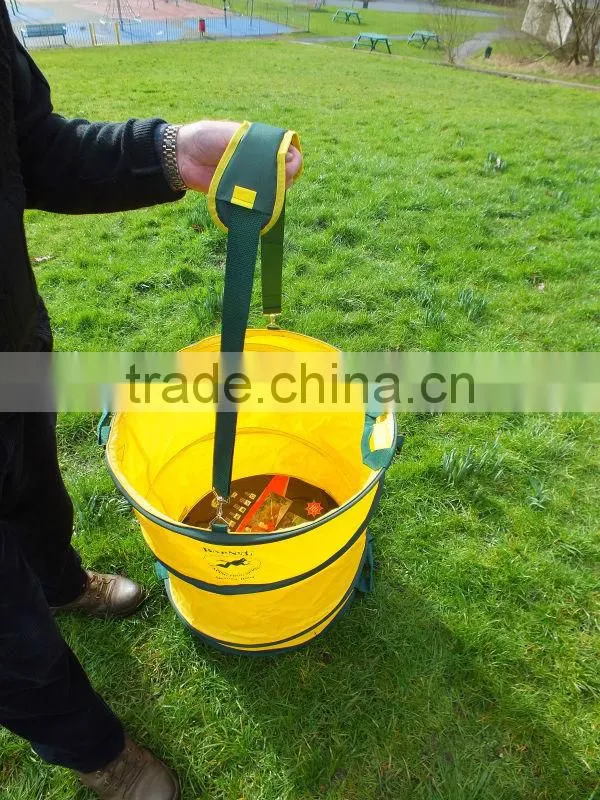 Tools Pop Up Garden Refuse Collection Bin Leaves Grass Trimmings Cuttings