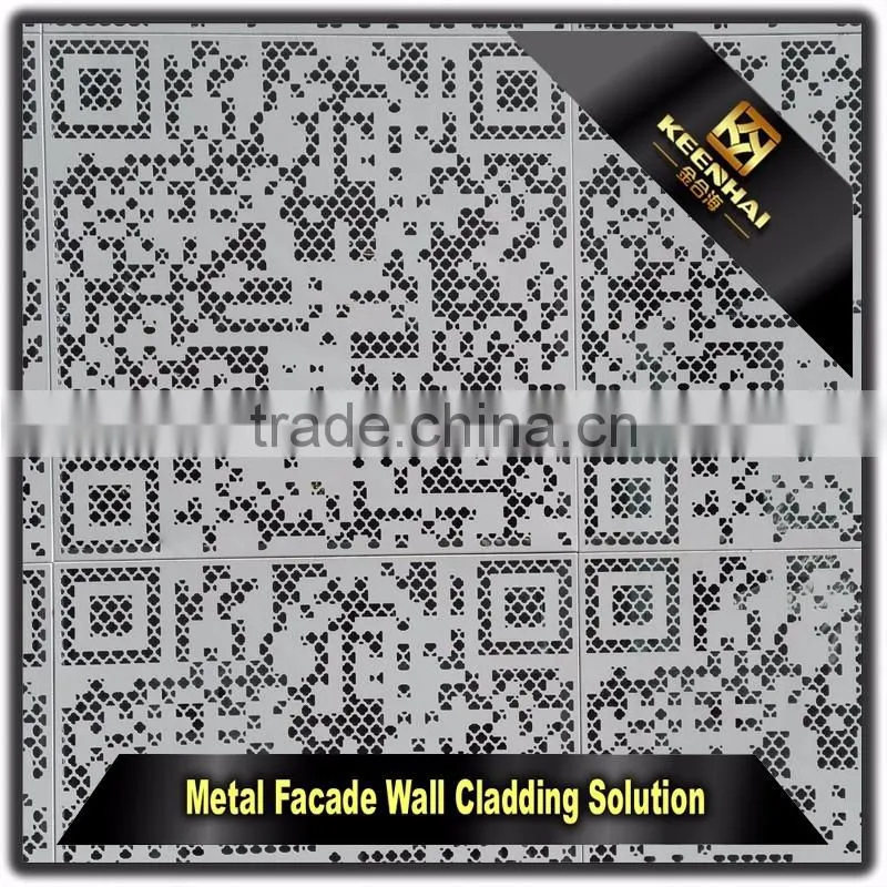 Exterior Decorative Alucobond Aluminium Perforated Wall Cladding Panel
