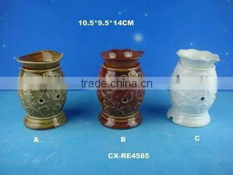 ceramic oil warmers for tea light candles-Ceramic oil warmer,incense burner with tealight