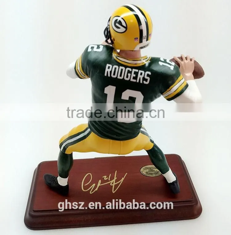 Custom Action removable football toy statue top 10 best Soccer players