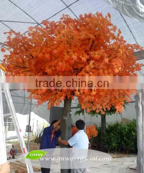 simulation Red maple tree wholesale Hot Decorative tree BTR1086-2 GNW