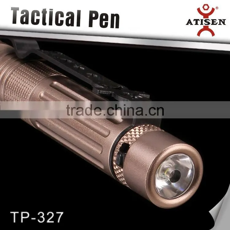 Self Defense Tool Tactical ball point pen,glass breaker 2 in 1 with LED