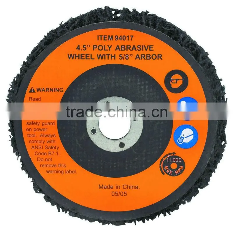 4-1/2" Polycarbide Abrasive Wheel abrasive grinding wheel abrasive flap wheel
