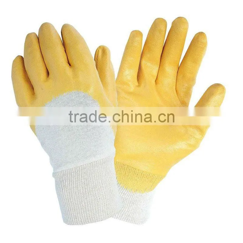 Fully dipped nitrile coated work glove