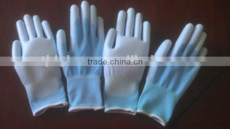 PU Glove ! Nylon glove Europe market