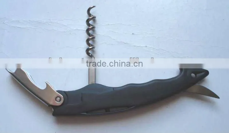 Plastic Corkscrew/Bottle Opener