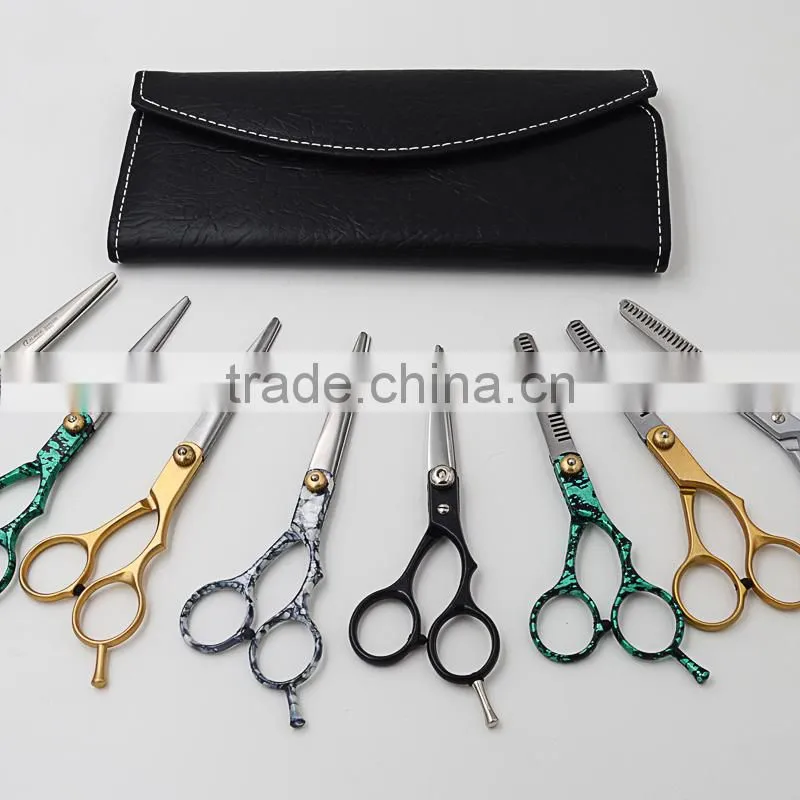 Best Hair Barber Scissors Kit With High Quality , Professional Hair Scissors Wholesale
