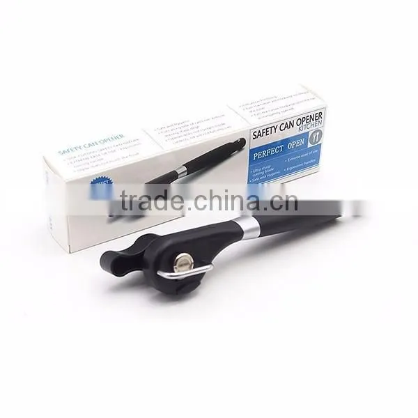 Stainless Steel Manual Can Opener with Soft Grips Handle