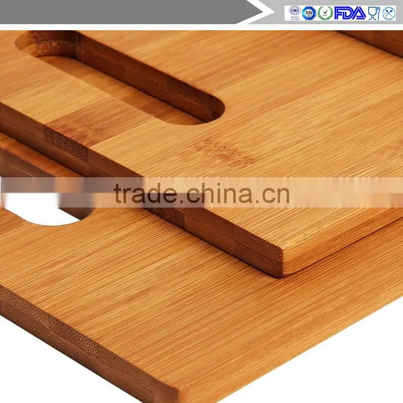 Cutting Board set 3 Ecofriendly Multipurpose Durable Bamboo Chopping Mat - Meat & Veggie Prep