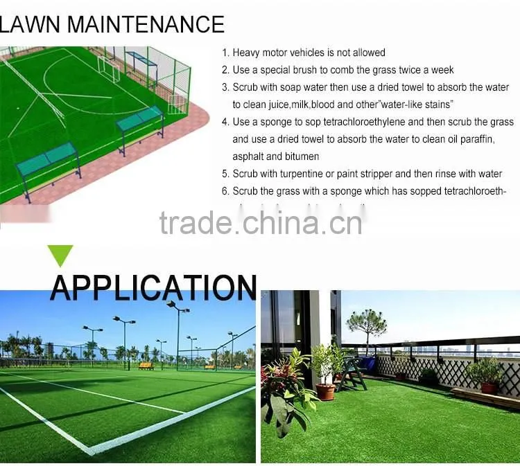 SGS,CE Certificate garden Artificial Grass turf carpet