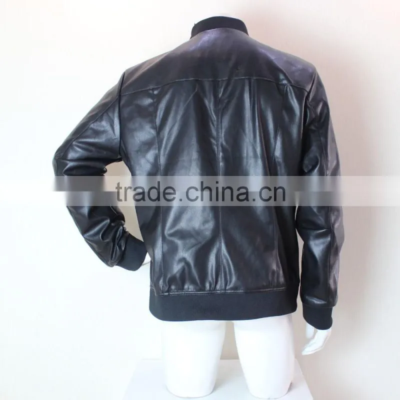 Cheap Black Mens Plain Black Jacket