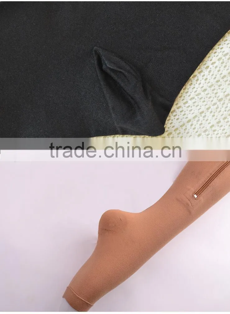 Hot TV Sales Production Compression Zip Sock