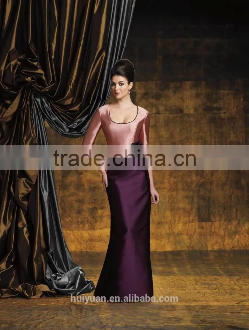 long sleeve mother of the bride enening dress