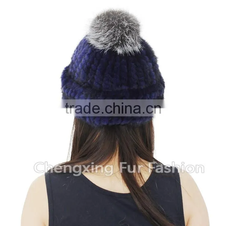 CX-C-239 Sunlight Mink Fur Hand knitted Funny Hat