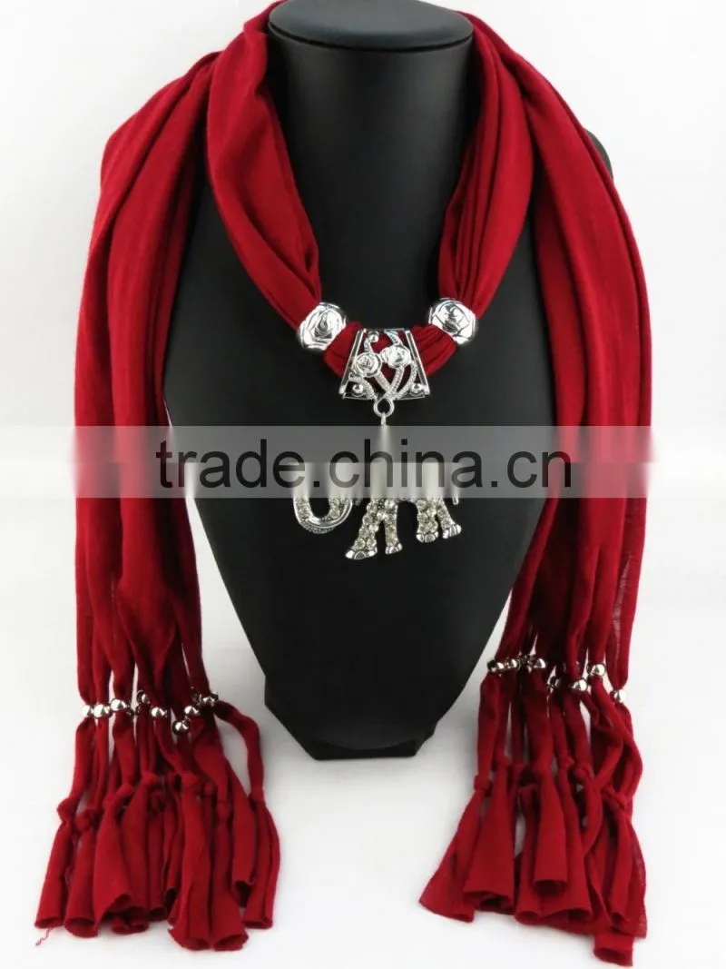 cheap acrylic turquoise pendant jewelry scarves women style long wrap scarves 2016 pendant scarves