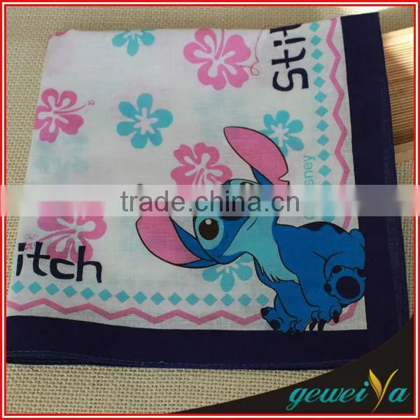 Cotton Cartoon Mickey Mouse Printed Children's Handkerchiefs