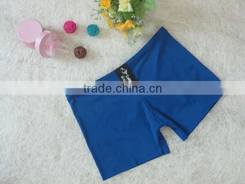 blue women seamless underwear boxer short