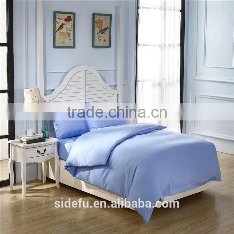 Super Comfortable Solid Color Cotton King Size Bed Sheet