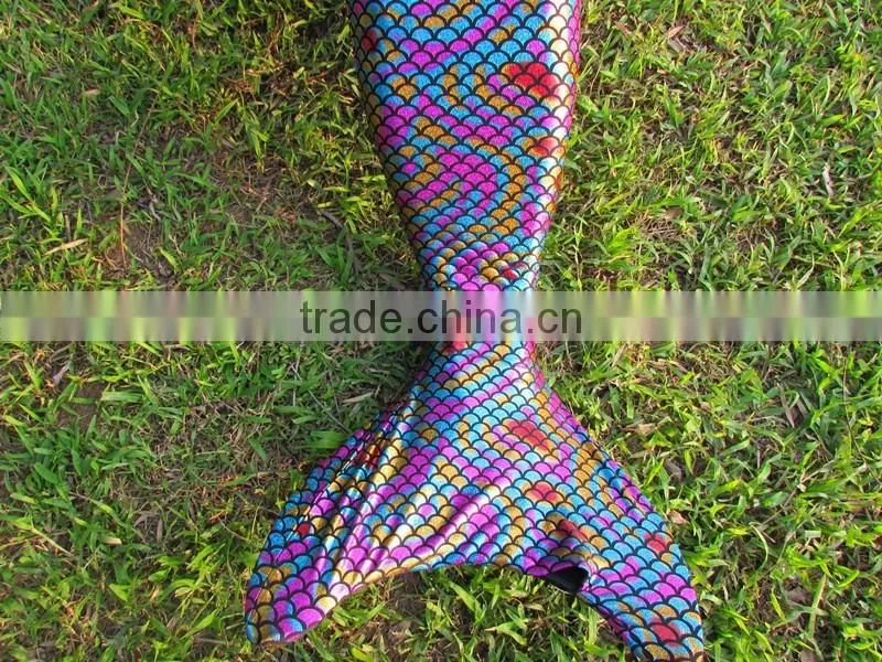 Fairy Girls Beautiful Rainbow Princess mermaid Tails Swim Fin
