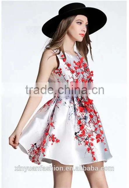 2017 NEW Hand plum Temperament sleeveless bodycon dress