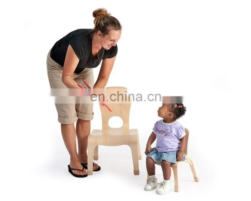 New Design Kindergarten Classroom Furniture Children Table Chair Kids Wooden Chair