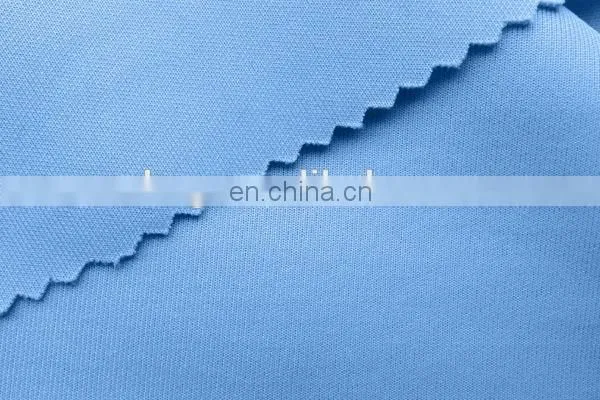 winfar knit polyester DTY air layer interlock scuba solid dye fabric for party dress