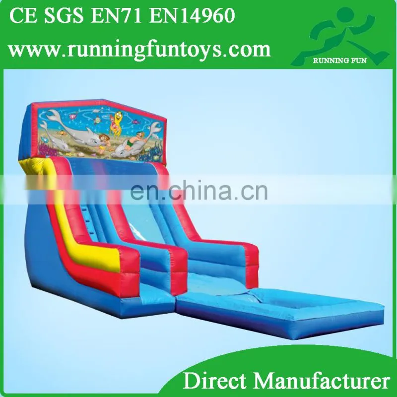 inflatable wet/dry slide,inflatable water slide, inflatable slides manufacturer RF63