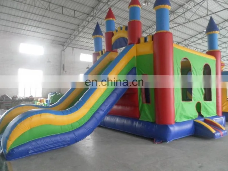 Inflatable with slide bouncer inflatable amusing animal boat jumper combo