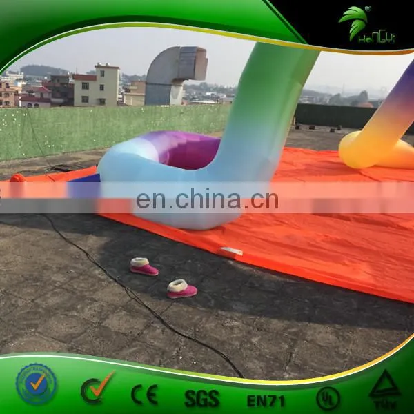 2016 New Products Giant Rainbow Inflatable Tangle Sculpture For Exhibition, Custom Inflatable Tent