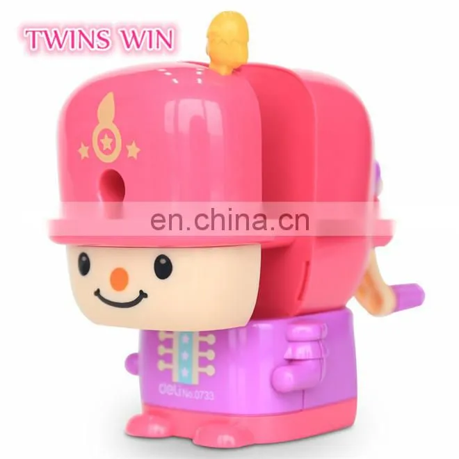 Korean Best Popular school supplies children stationery Creative Cute Kawaii Cartoon novelty plastic pencil sharpeners