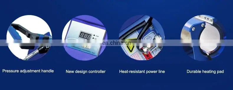 Digital control sublimation ceramic coffee mug printing press machine