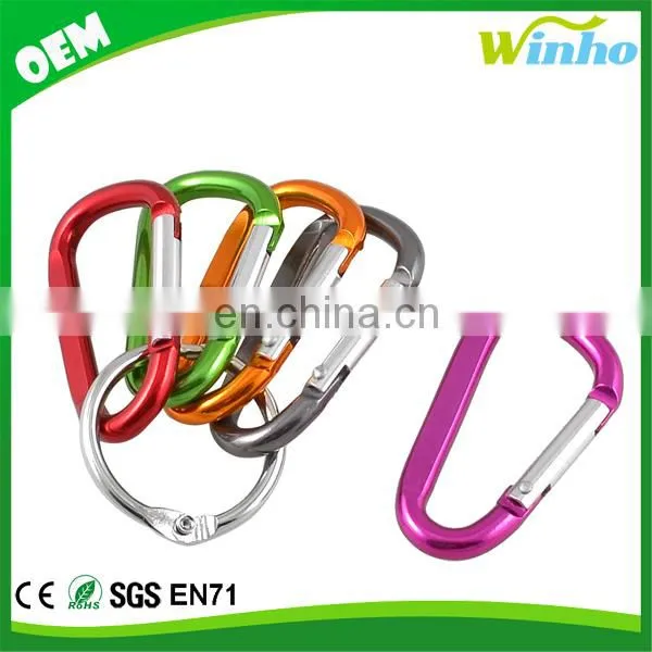 Winho custom promotional aluminum carabiner