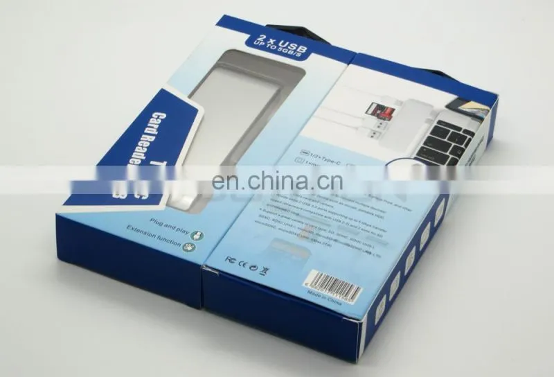 Aluminium 5 in 1 USB 3.0 Type C Hub for Macbook