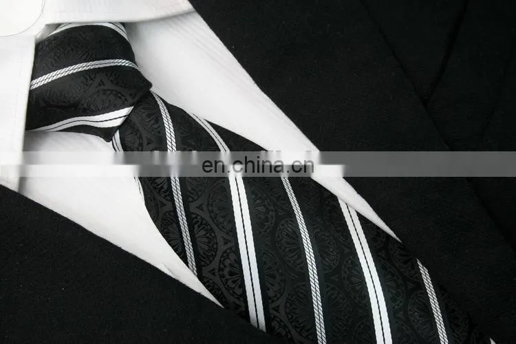 Custom silk made jacquard woven mens ties