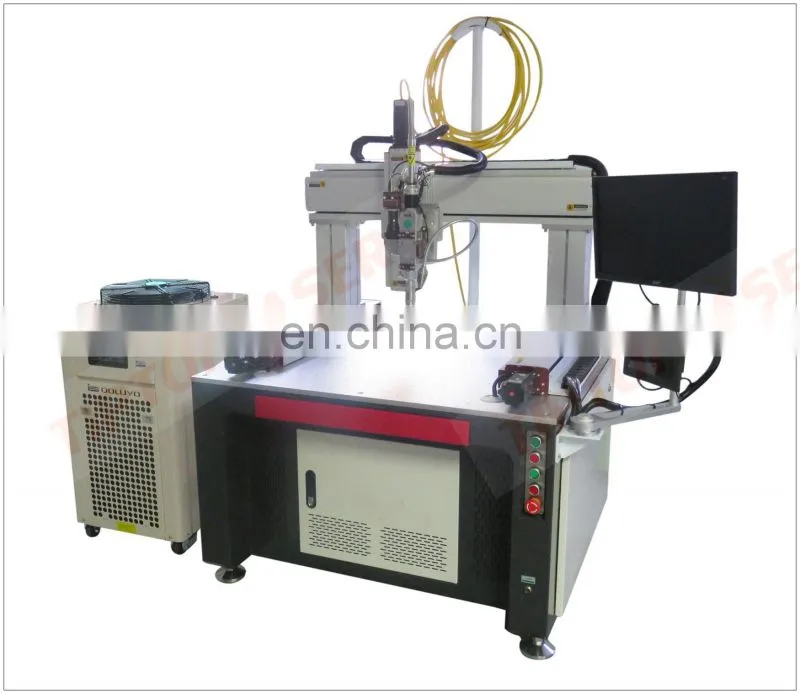 Four Axis CNC Welder Soldering Jointing Equipment Fiber Laser Welding Machine with Swing Wobble Head 1000W 1500W