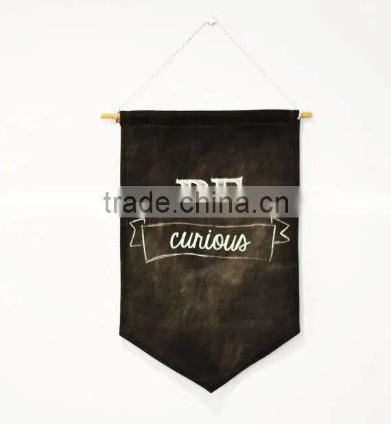 Small indoor hanging advertising banner
