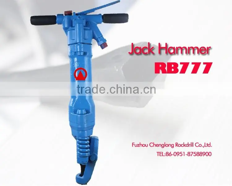 RB777 portable air compressor jack hammer/deep rock drilling rig & Jack Hammer/best manufacturer quality and best price