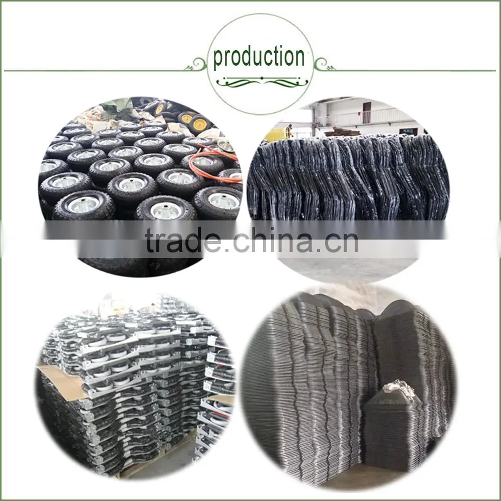 (73007) 600D cloth in 150Lbs trolley foldable huge storage four wheel metal garden wagon