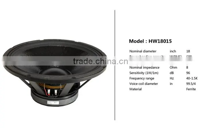 MD218SUB, trade assurance, passive subwoofer, dual 18-inch subwoofer