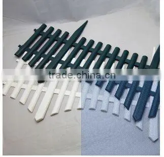 Plastic Flexible Resin Picket Fence Garden Border
