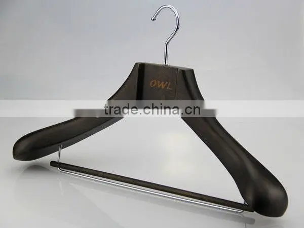 FW-1593 Luxury wood coat hanger clothes hanger