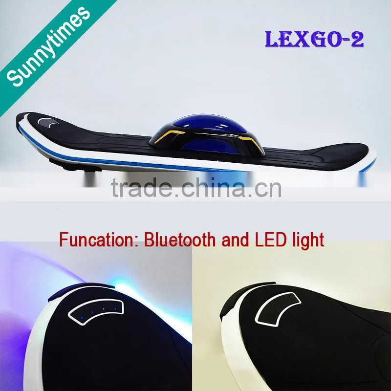 2016 Wholesale hoverboard New design flash LED light one wheel electric skateboard self balancing electric unicycle scooter