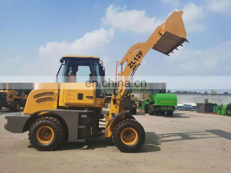 1.2 Ton ZL12 912 Scoop small mini wheel loader front loader with euro 5 engine with ce for sale