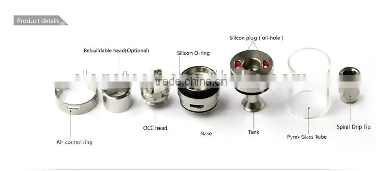 UD Zephyrus V2 RTA tank atomizer 6ml SS/Black color updated UD zephyrus RTA in Large Stock Right now
