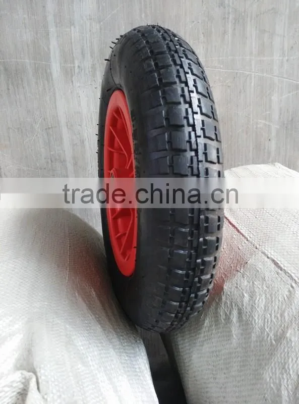 large plastic rim wheels for wheelbarrow 3.00-8