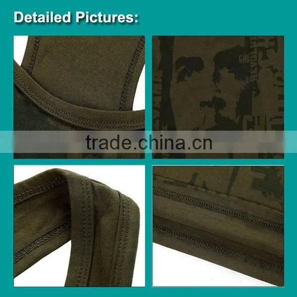 Oem Y Racer Back Gym Tank Tops With Printed For Men Made in China Supplier Wholesaler Clothes