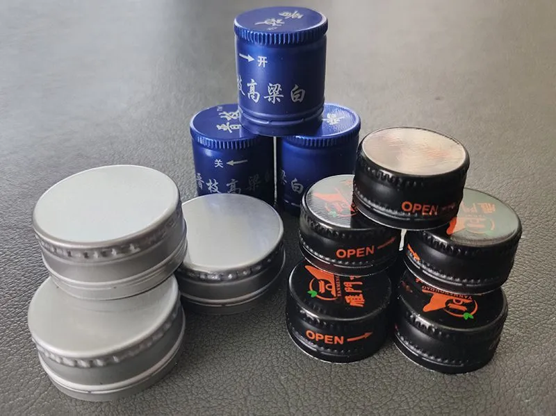 38x18mm aluminium Ropp caps
